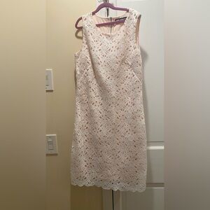 Karl Lagerfeld White Lace Dress Wedding Guest